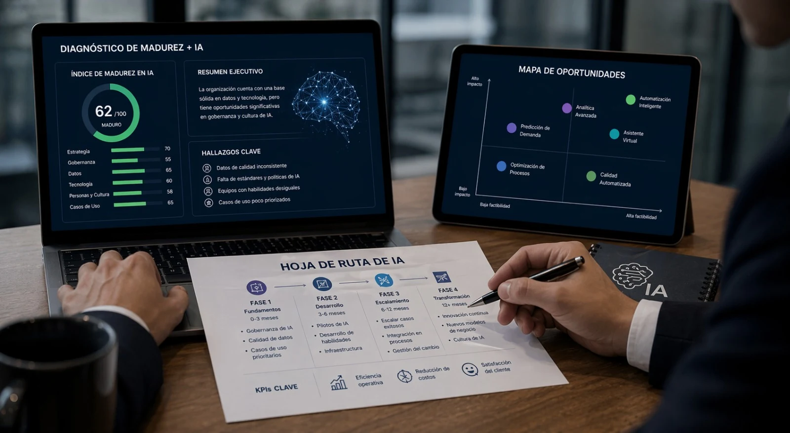Inteligencia artificial integrada en procesos empresariales — Setalent